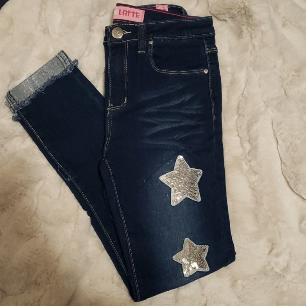 NEW Kids/girls Pink Latte jeans size 10 year old